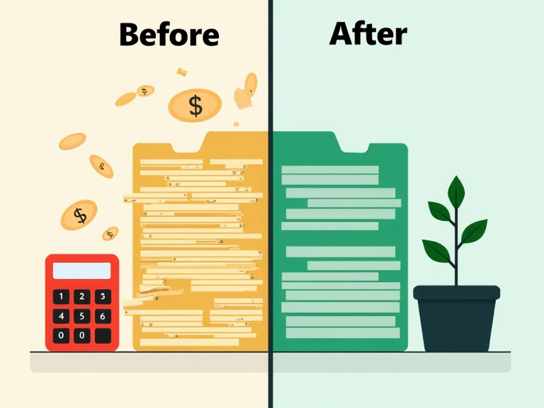Case study of financial transformation