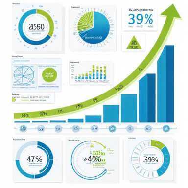 Infographic showing success metrics